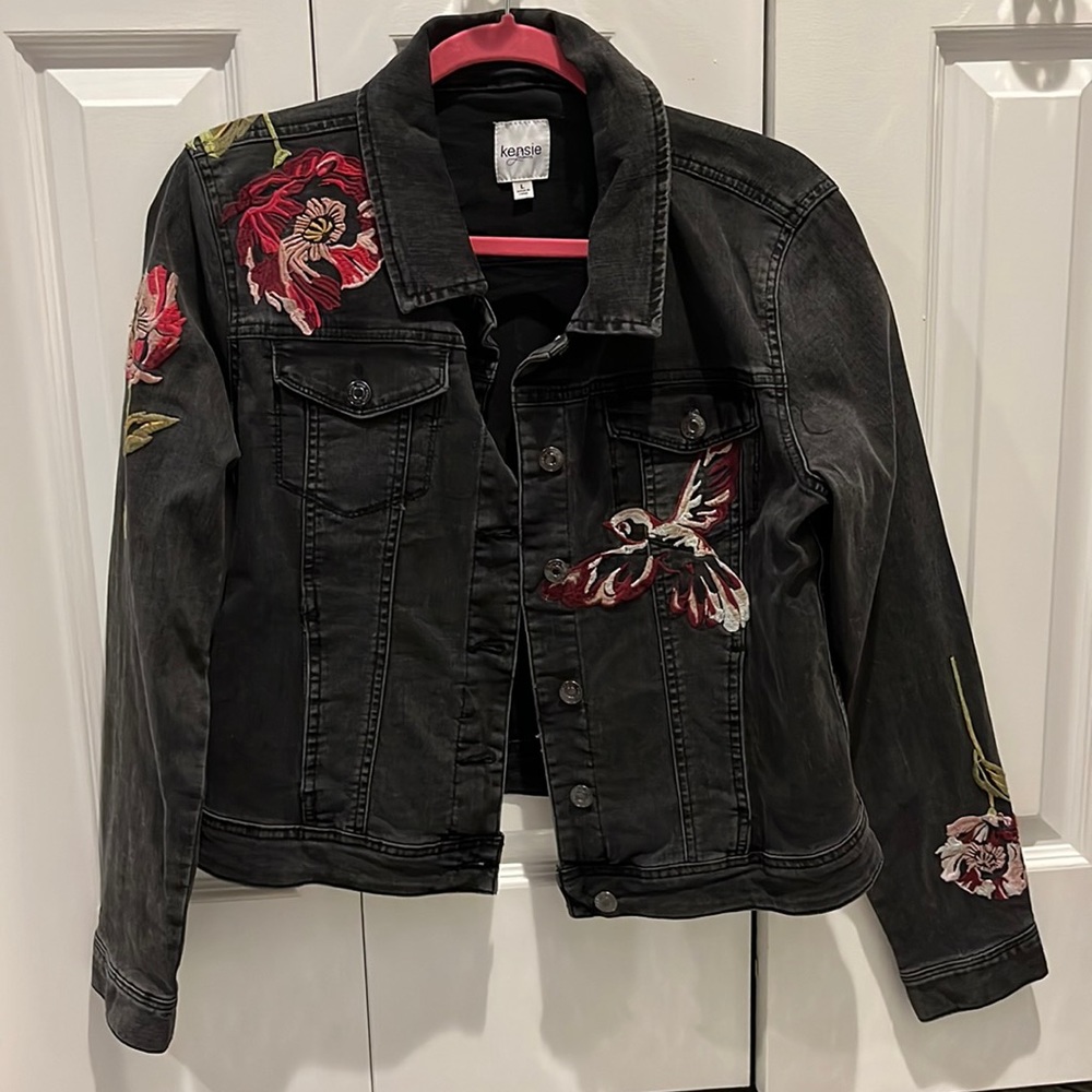 Embroidered Denim Jacket